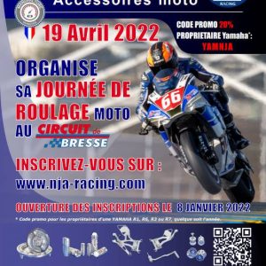 Inscription roulage circuit moto NJA Racing