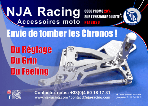 Code promo Nja Racing, fabricant piece moto